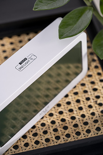 Budzik z czujnikiem temperatury i wilgotności - 3 alarmy - Adler 1195