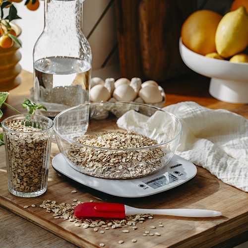 Waga kuchenna elektroniczna 5kg z misą 1,4L i podświetleniem Mesko 3179