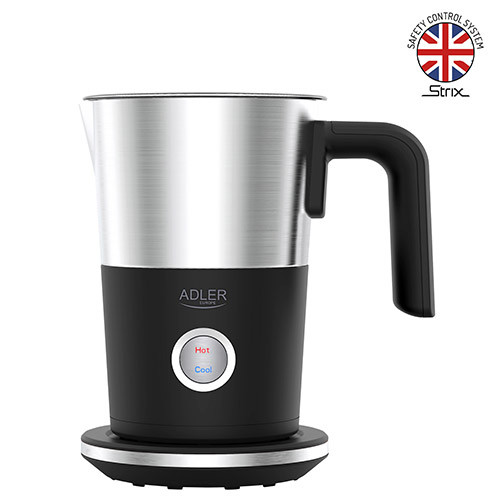 Spieniacz do mleka z podgrzewaniem - automatyczny, 300 ml Adler 4497