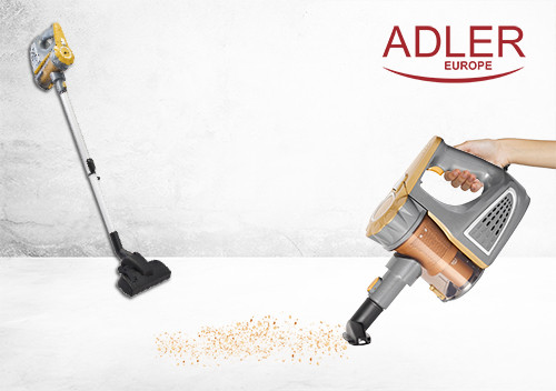 Odkurzacz bezworkowy ręczny 800W 1,5L zasięg 6m Adler 7036