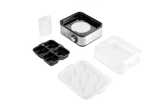 Automatyczny jajowar do 8 jaj z miarką i foremką Adler 4486