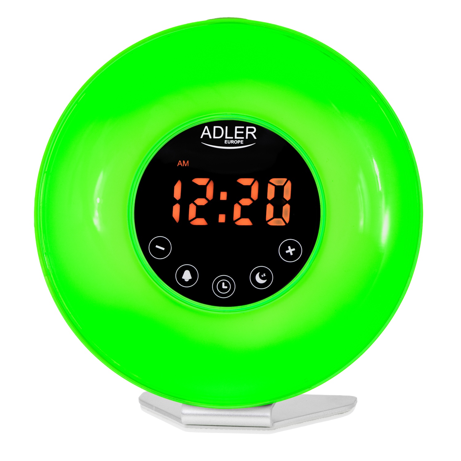 Budzik świetlny z symulacją wschodu słońca i dźwiękami natury Adler 1916