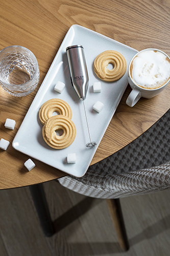 Spieniacz do mleka ze stojakiem ze stali nierdzewnej Adler 4500