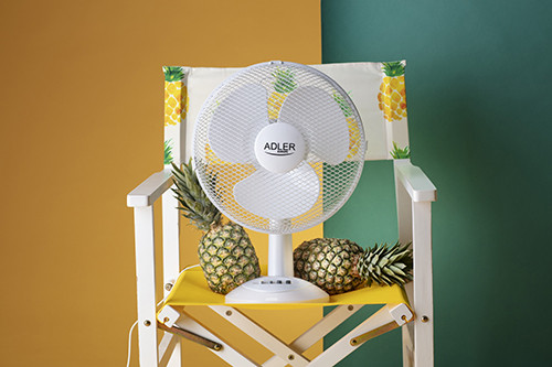Wentylator stojący 30cm 3 prędkości 70W oscylacja Adler 7303
