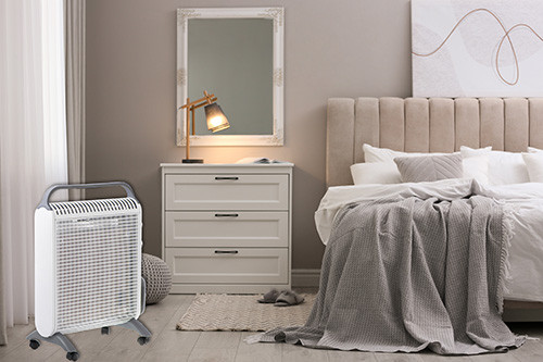 Grzejnik konwektorowy 2000W z termostatem - Adler 7750