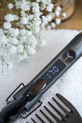 Lokówka ceramiczna 25mm z wyświetlaczem LCD Adler 2114