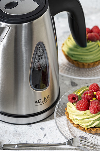 Czajnik elektryczny 1L stalowy z filtrem Adler 1203