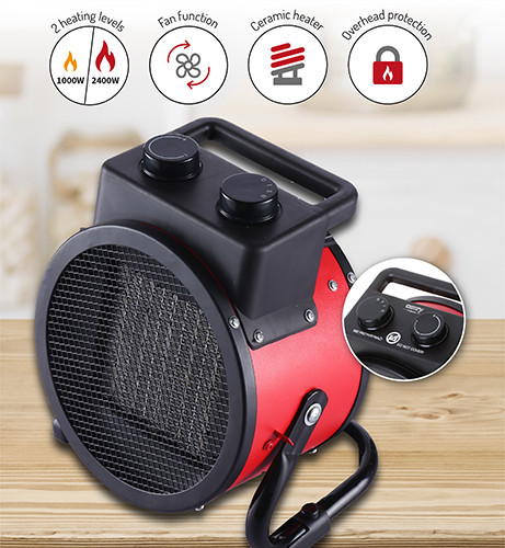 Nagrzewnica ceramiczna 2400W z termostatem Camry 7743