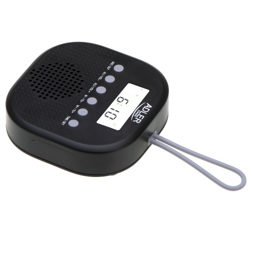 Radio wodoodporne IPX4 z FM, budzikiem i zegarem Adler 1912