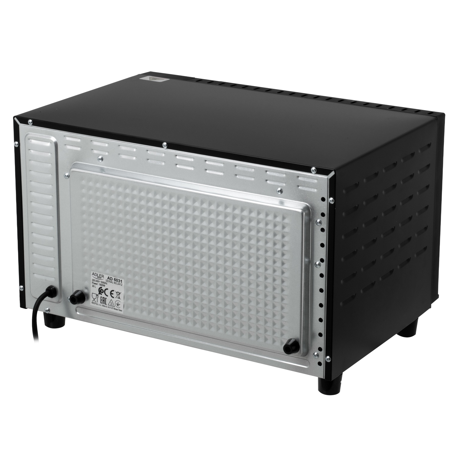 Piekarnik elektryczny 30L z konwekcją i rożnem Adler 6031