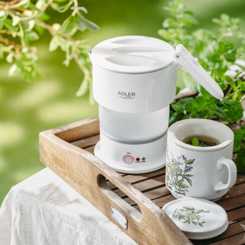 Czajnik turystyczny składany 0,6L silikonowy z podtrzymaniem temperatury Adler 1377