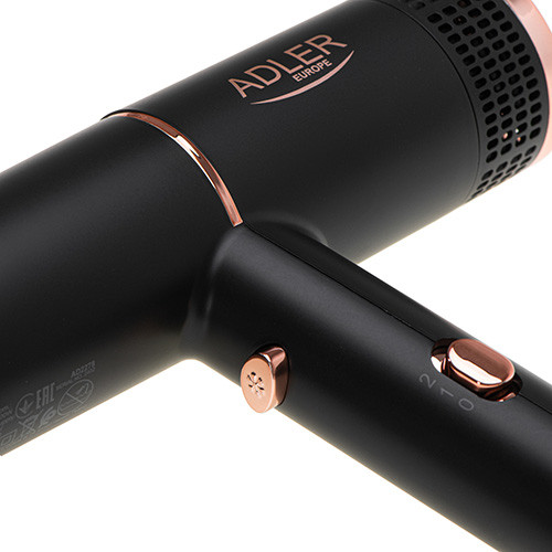 Suszarka do włosów z jonizacją - 2 prędkości - 2 temperatury Adler 2278