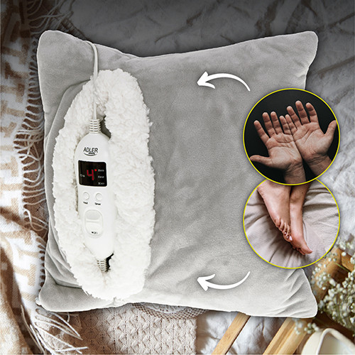 Poduszka grzewcza z regulacją temperatury i czasu Adler 7412