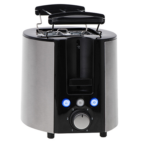 Toster 2 kromki z regulacją mocy i funkcją rozmrażania Camry 3215