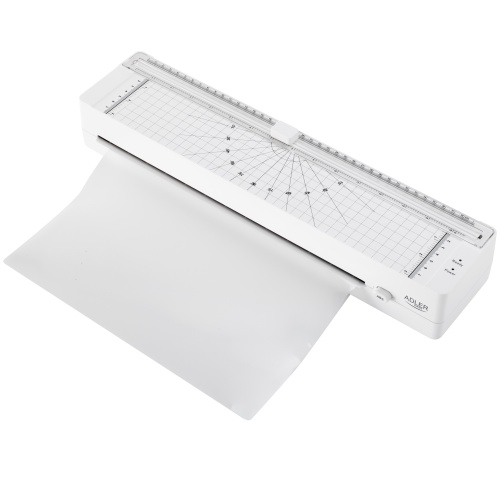 Laminator A3 na gorąco z trymerem i foliami startowymi Adler 1042