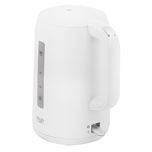 Czajnik elektryczny 2,2 L z automatycznym wyłączaniem - biały Adler 1386
