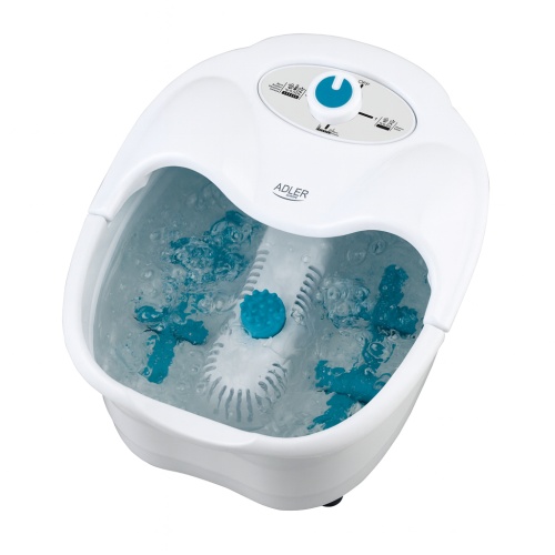 Masażer do stóp z podczerwienią i masażem wodnym - 4 rolki Adler 2167