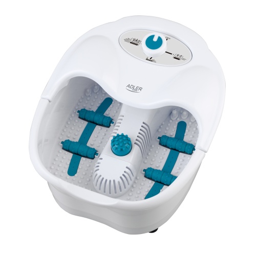 Masażer do stóp z podczerwienią i masażem wodnym - 4 rolki Adler 2167