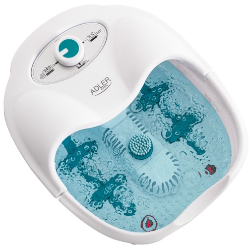 Masażer do stóp z podczerwienią i masażem wodnym - 4 rolki Adler 2167