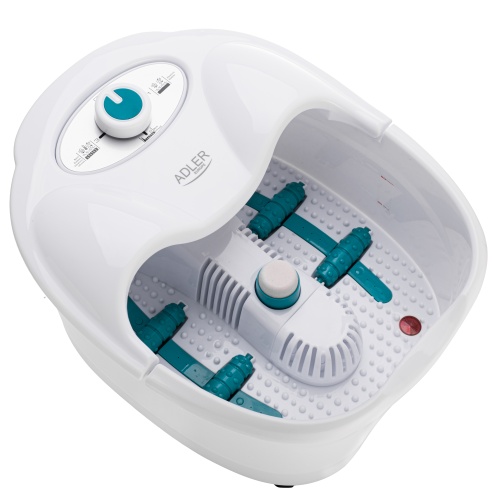 Masażer do stóp z podczerwienią i masażem wodnym - 4 rolki Adler 2167