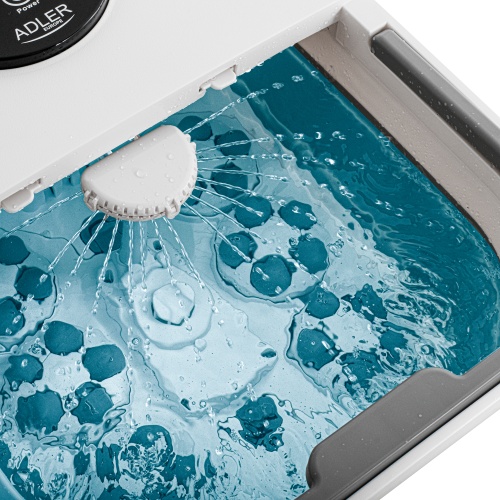 Składany hydromasażer do stóp z masażem 6 rolek, podgrzewaniem i timerem Adler 2182