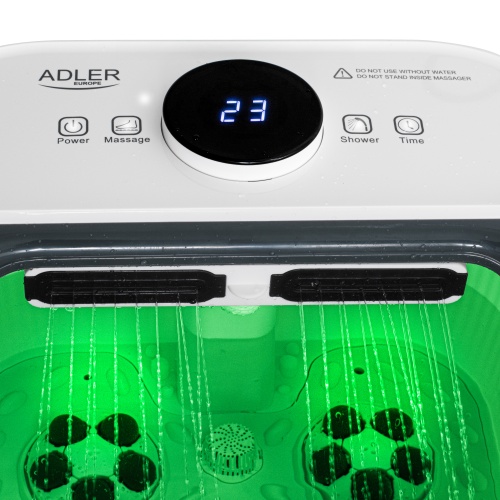 Hydromasażer do stóp z masażem mechanicznym i podgrzewaniem Adler2184
