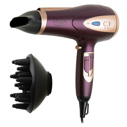 Suszarka do włosów 2200W z jonizacją i dyfuzorem Adler 2248p