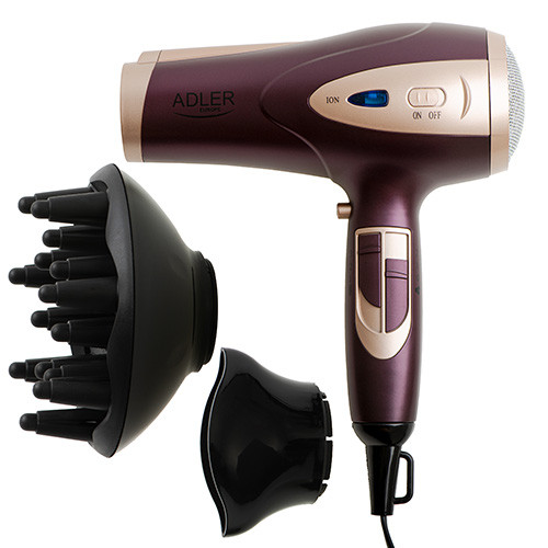 Suszarka do włosów 2200W z jonizacją i dyfuzorem Adler 2248p
