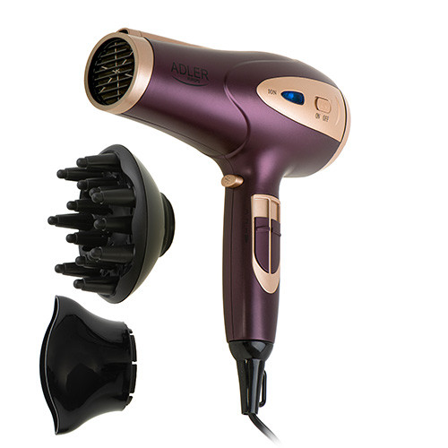 Suszarka do włosów 2200W z jonizacją i dyfuzorem Adler 2248p