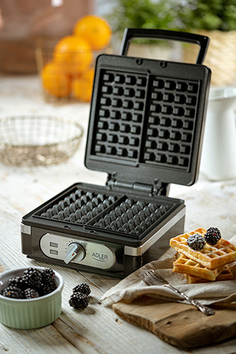 Gofrownica 2000W z regulacją temperatury - Adler Adler 3056