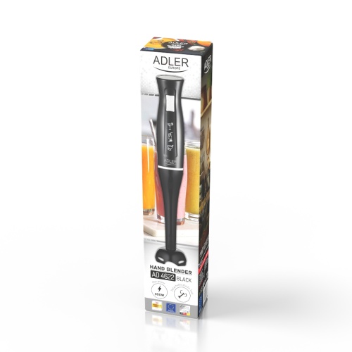 Blender ręczny 14240 obr./min stal nierdzewna Adler 4622