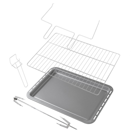 Piekarnik elektryczny 42L z termoobiegiem i rożnem Adler 6030
