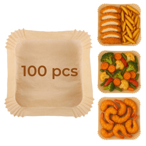 Wkłady papierowe do frytkownicy powietrznej 100 szt. 23 cm Adler 6733