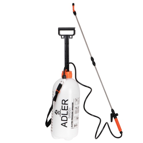 Opryskiwacz ciśnieniowy 8L z lancą i wężem Adler 6809