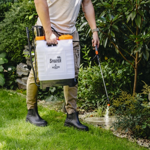 Opryskiwacz plecakowy 16L z lancą teleskopową Adler 6810