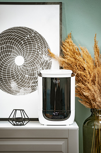 Nawilżacz ultradźwiękowy z higrometrem i aromaterapią 4,6 L Adler 7966