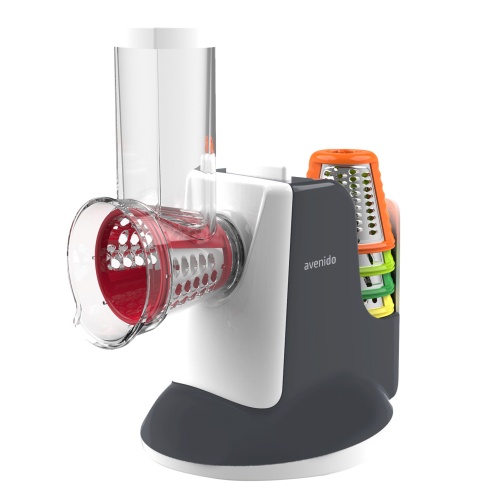 Szatkownica elektryczna z 5 nasadkami - tarka i krajarka do warzyw AV 4817