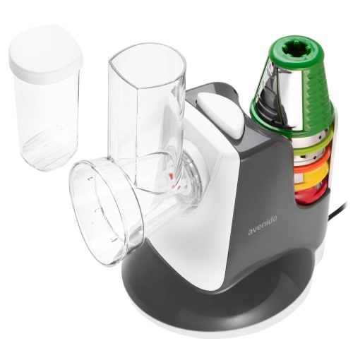 Szatkownica elektryczna z 5 nasadkami - tarka i krajarka do warzyw AV 4817