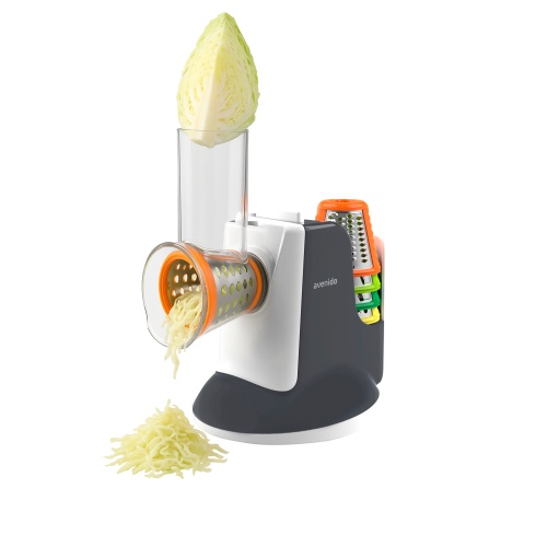 Szatkownica elektryczna z 5 nasadkami - tarka i krajarka do warzyw AV 4817