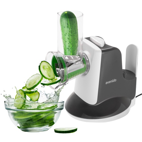 Szatkownica elektryczna z 5 nasadkami - tarka i krajarka do warzyw AV 4817