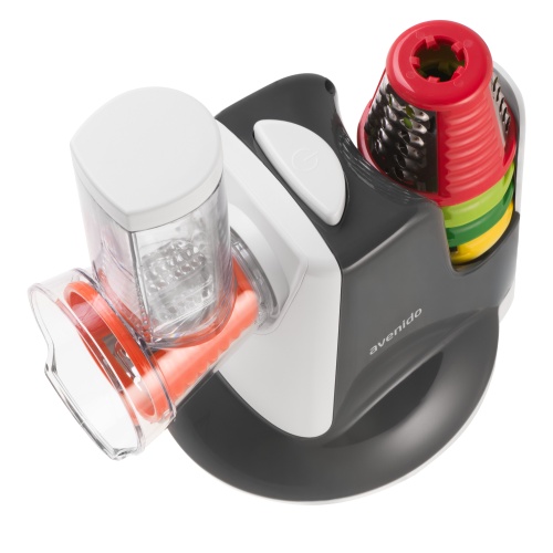 Szatkownica elektryczna z 5 nasadkami - tarka i krajarka do warzyw AV 4817