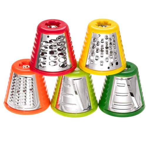 Szatkownica elektryczna z 5 nasadkami - tarka i krajarka do warzyw AV 4817