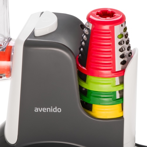 Szatkownica elektryczna z 5 nasadkami - tarka i krajarka do warzyw AV 4817