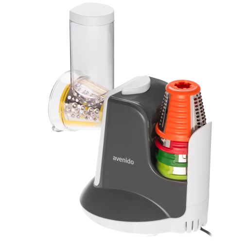 Szatkownica elektryczna z 5 nasadkami - tarka i krajarka do warzyw AV 4817