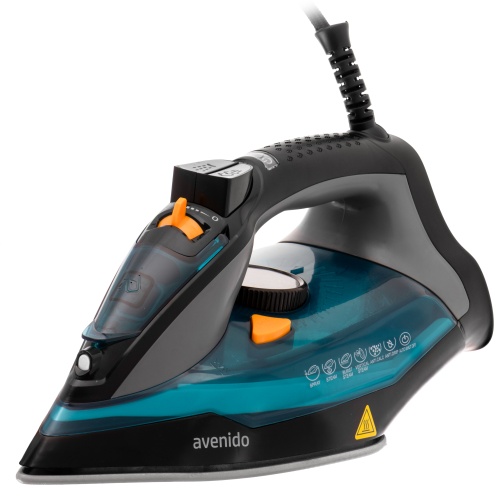 Żelazko parowe 3000 W z ceramiczną stopą i funkcją samoczyszczenia AV 5046