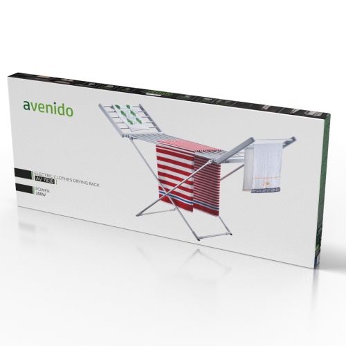 Suszarka elektryczna składana - 18 grzałek 220W kompaktowa AV 7830