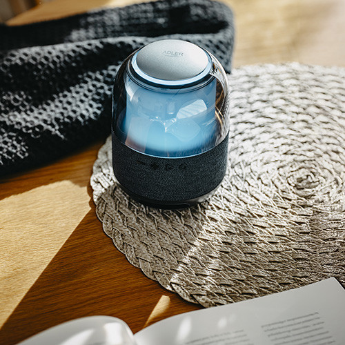 Głośnik Bluetooth 8W z FM, RGB i TWS - Adler 1904