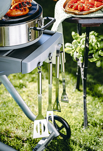 Zestaw sztućców do grilla w walizce - stal nierdzewna Adler 6729