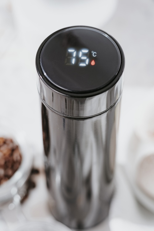 Termos z wyświetlaczem LED 473ml czarny Camry 4507bk