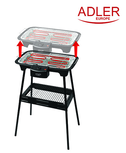 Grill elektryczny 2400W z regulacją temperatury Adler 6602